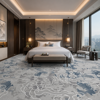 Tapis tissé Axminster pour chambre d'hôtel 5 étoiles, tapis de chambre d'hôtel