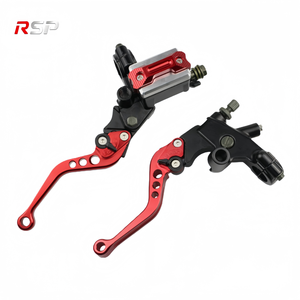 مجموعة ذراع الفرامل والقابض الهيدروليكي القابل للطي والقابل للتعديل من الألومنيوم CNC مقاس 7/8 22 مم للتحكم في الفرامل الأمامية - Product Image 1