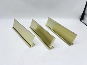 Placa de identificación personalizada con logotipo grabado, placa de identificación de metal cepillado, placa de identificación de perfil de extrusión de aluminio anodizado de alto brillo - Product Image 6