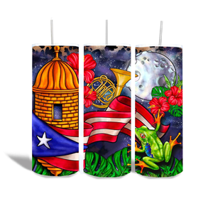 Vaso de viaje personalizado de cualquier logotipo de alta calidad mexicano Puerto Rico Boricua <span class=keywords><strong>Roberto</strong></span> Clemente sublimación 20 Oz taza de acero inoxidable - Product Image 5