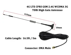 Amplificador de señal de antena GSM magnética de alta ganancia 5dBi antena 4G