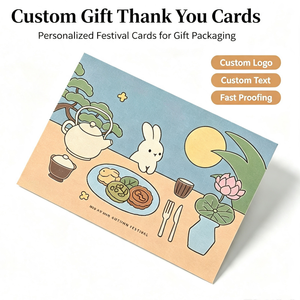 Biglietti di ringraziamento personalizzati per <span class=keywords><strong>insegnanti</strong></span> con logo e testo personalizzati, opzioni di carta elegante e cartoncino, biglietti di auguri stampati per regali scolastici - Product Image 2