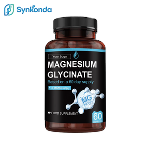 Capsules de glycinate de magnésium pour la récupération musculaire, le soutien des os et des articulations, complément de magnésium <span class=keywords><strong>bisglycinate</strong></span>, 60 capsules végétaliennes, OEM ODM - Product Image 1