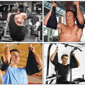 Sangles abdominales JSTAR pour l'entraînement <span class=keywords><strong>de</strong></span> la force du tronc, en tissu Oxford et nylon, réglables, portables, pour le modelage du corps et la musculation - Product Image 6