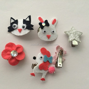 Horquillas personalizadas <span class=keywords><strong>en</strong></span> forma <span class=keywords><strong>de</strong></span> animales y flores para niños, fabricante especializado - Product Image 2