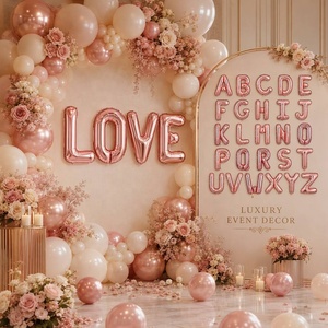 Palloncini a Forma di Lettere A-Z in Foglio di Alluminio, 40 Pollici, Colore Oro Rosa, per Decorazioni di Feste a Tema Compleanno e Matrimonio - Product Image 3