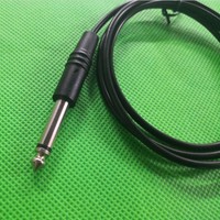 6.35mm 14 pouces droit à droit mâle TS à mâle TS Jack Mono prise guitare basse câble Microphone câble instrumental