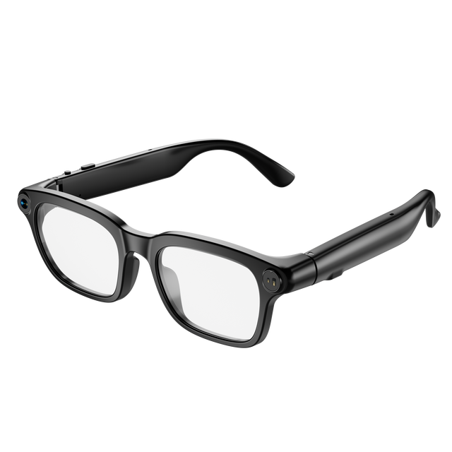 Smart Translation Smart Glasses, Call Noise Reduction Smart Glasses with Camera