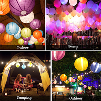 Wasserdichte LED-Partylichter Saisonale Beleuchtung für Ballons Papierlaternen Ballon-Hochzeit Halloween Weihnachtsfeier