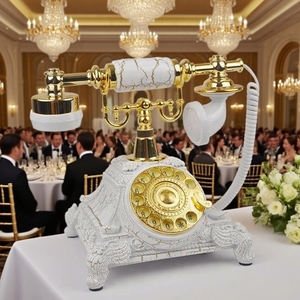 Antique <span class=keywords><strong>téléphone</strong></span> Audio livre d'or <span class=keywords><strong>téléphone</strong></span> voix bénédiction fixe Vintage remise des diplômes fête d'anniversaire mariage Audio livre d'or - Product Image 1
