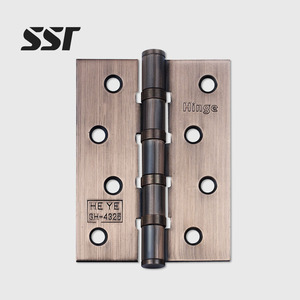 Bisagras de Puerta de Hierro de Diseño Moderno y Profesional con Acabado Cepillado en Color Acero Inoxidable - Product Image 1