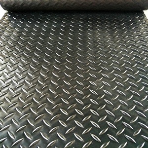 Échantillon gratuit <span class=keywords><strong>de</strong></span> tapis <span class=keywords><strong>de</strong></span> sol antidérapant en <span class=keywords><strong>PVC</strong></span> à motif diamant personnalisé, matériaux commerciaux - Product Image 4