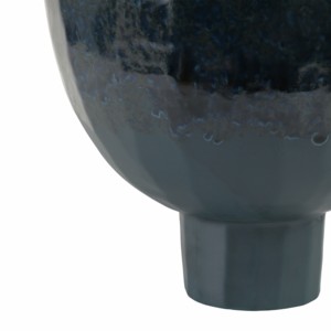 Vaso in ceramica con base a piedistallo per l'arredamento del soggiorno, vaso per fiori in ceramica per la decorazione della casa - Product Image 5