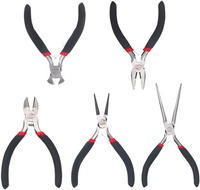 Ensembles d'outils pour la bijouterie Pinces coupantes pour la fabrication et la réparation Poignée confortable pour l'artisanat avec pochette de transport facile Logo OEM