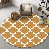 Wholesale Crystal Velvet Printed Area Rug Non Slip Easy Clean Polyester Floor Carpet for Living Room Bedroom Hotel Decoration