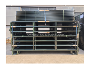 गैल्वेनाइज्ड कार्बन स्टील पशुधन बाड़ पैनल यूरोपीय शैली आउटडोर फार्म और घोड़े मवेशी बाड़े पैनल - Product Image 6