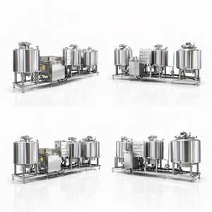 Línea de Producción de Yogur Automática para Granjas Lecheras Ace Unit con Bomba de Motor, Sistema de Procesamiento de Leche de Acero Inoxidable de 100L-5000L - Product Image 1