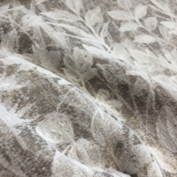 Viscose/Coton/Polyester Chenille Jacquard Floral - Motifs Délicats, Tissage de Précision, Élégant et Pratique