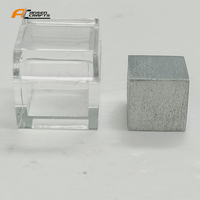 Éléments chimiques purs, 99.9%, 25.4mm, en Aluminium, métal Rare, 1 pouce, pour affichage du Museum, vente en gros