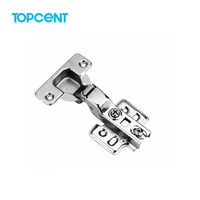 TOPCENT-bisagra de cierre suave para gabinete, bisagras hidráulicas para muebles de cobertura media completa, 35mm