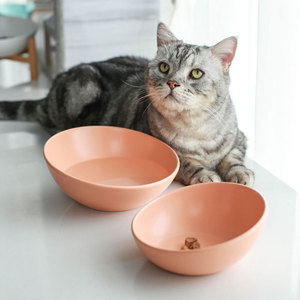 Cuenco de cerámica para gatos y perros, tazón de alimentación de agua y comida inclinada - Product Image 4