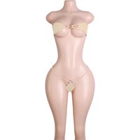 Bikinis string, maillots de bain, tenue de danse, strass brillants, vêtements de club, performance exotique, costume de strip-teaseuse, boîte de nuit