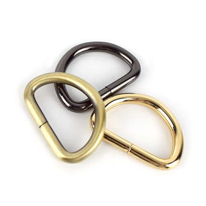 ห่วงรูปตัว <span class=keywords><strong>D</strong></span> โลหะหัวเข็มขัดครึ่งวงกลมหัวเข็มขัดโลหะปรับได้สำหรับกระเป๋าเป้สะพายหลังขายส่ง - Product Image 4