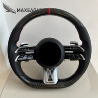 Volant sport en fibre de carbone LED Dragonfly pour modèles Mercedes-Benz A, B, C, E, S, G, V, B Class, GLE, CLS, GLA, SLC, GL, GLK, AMG