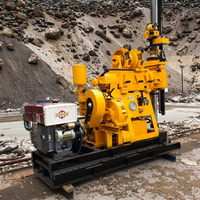 Petite foreuse rotative hydraulique diesel pour l'échantillonnage géologique de carottage destinée aux études de chantier