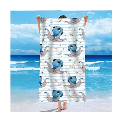 Sıcak yeni zarif tasarım pamuklu plaj havlusu tatil spor moda plaj havlusu