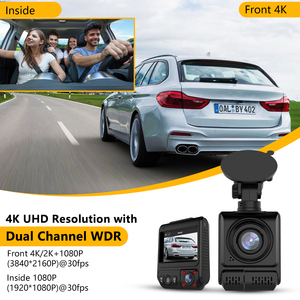 4K/2.5K + 1080P Double Cam Avant Arrière WIFI Vision Nocturne 170 ° Grand Angle Double Dash Cam Enregistreur Vidéo Moniteur de Stationnement ZD68 + 256G - Product Image 3