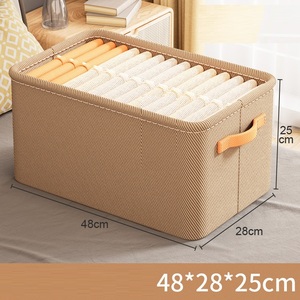 Ngăn kéo phong cách có thể gập lại tủ quần áo vải cation hộp lưu trữ quần áo - Product Image 5