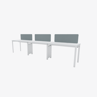Mobilier de bureau établi Table d'écriture de bureau complète moderne modulaire 1 2 3 4 6 8 personnes siège personnel poste de travail