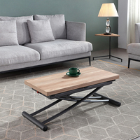 Meubles de salon Table à manger/à café extensible en bois réglable en hauteur pour appartements