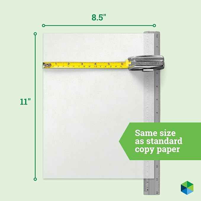 Glassine Paper Sheets - 200 Pack Glassine Paper for Artwork, Protecting Photos, Printings, Documents, Baked Goods, Pastries