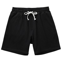 Shorts de sport surdimensionnés pour hommes, personnalisables avec logo, unisexe, en tissu molletonné 100 % coton épais, style décontracté, pour hommes