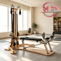 Lit de Pilates en bois de chêne, équipement de Pilates professionnel pour studio et domicile