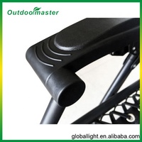 Fauteuil à bascule zéro gravité classique en tube d'acier ovale