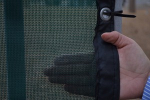 Paravent d'extérieur pour la protection de la vie privée, écran coupe-vent en HDPE pour la cour, le <span class=keywords><strong>jardin</strong></span> et les chantiers avec œillets - Product Image 6