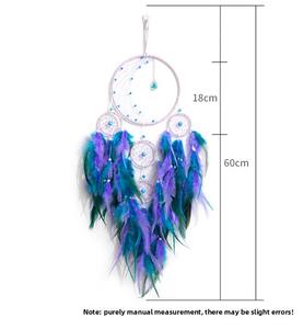 Fabricant Vente en gros Décoration intérieure <span class=keywords><strong>Attrape</strong></span>-rêves mural avec agate de cristal Certification CE - Product Image 5