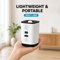 Générateur d'hydrogène portable pour inhalation, inhalateur H2, pureté de 99,999 %, pour la santé familiale à domicile, utilisation quotidienne