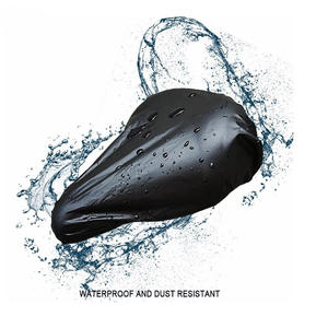 Zadelhoesjes OEM conception bon marché <span class=keywords><strong>housse</strong></span> <span class=keywords><strong>de</strong></span> pluie <span class=keywords><strong>de</strong></span> siège <span class=keywords><strong>de</strong></span> <span class=keywords><strong>vélo</strong></span> facile à transporter pour les cyclistes en déplacement - Product Image 1