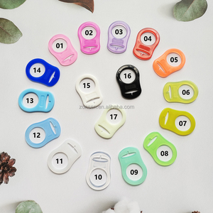 Adaptador de chupete de silicona suave masticable para bebé, accesorios de cadena de <span class=keywords><strong>mordedor</strong></span>, anillo <span class=keywords><strong>MAM</strong></span> de silicona, embalaje personalizado, 5 unidades/caja - Product Image 2