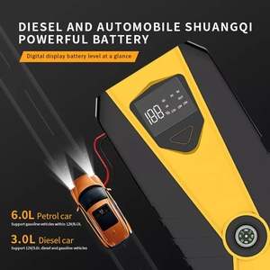 <span class=keywords><strong>Démarreur</strong></span> <span class=keywords><strong>de</strong></span> voiture 26000mAh Mobile Power Portable Car Battery Booster Charger 12V Starter Essence Diesel Car Jump Starter - Product Image 4