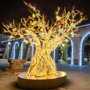 Luces LED de Navidad para exteriores para decoración de centros comerciales, calles, árboles artificiales impermeables, decoración de paisajes y hogares. - Product Image 1