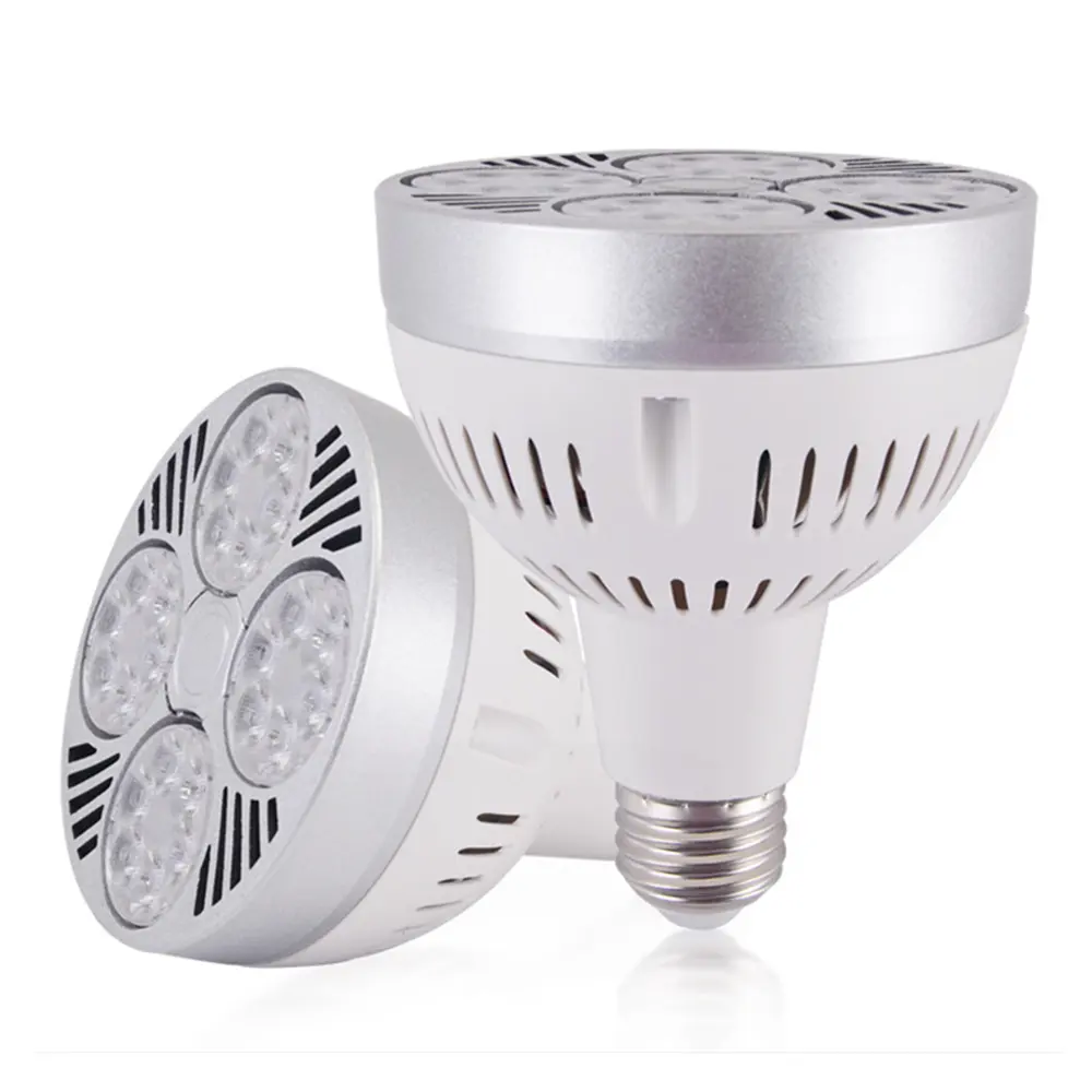 Fancy 25W 30W 40W 45W lampadina a binario a LED COB PAR 30 PAR 20 lampadina a LED 12V 220V E27 Base Downlight PAR30