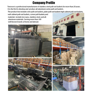 Tunosen moderno armadio da <span class=keywords><strong>cucina</strong></span> dell'hotel cestello di sollevamento in acciaio inox 304Ss scolapiatti 2 ripiani Multi-funzione ascensore 3 anni - Product Image 6