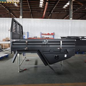 Bandeja Ute personalizada de doble cabina de aluminio 4x4 para Toyota <span class=keywords><strong>Land</strong></span> <span class=keywords><strong>Cruiser</strong></span> 79 con cajas laterales y protectores de arco de barro - Product Image 2