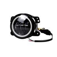 Luces Antiniebla WANJIANG JK Angel Eye para Jeep Wrangler 2018 OEM AMJPAC03801, Lámpara Antiniebla LED, Piezas de Repuesto para Carrocería, Duraderas