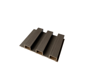 Persienne murale en bois écologique Plafond 3D en WPC et panneau de panneau en polystyrène PVC étanche à l'humidité Revêtement mural imperméable pour usage intérieur